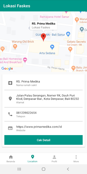 Prima Medika Reservation Screenshot 3