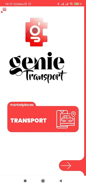 eGenie Transport Screenshot 1
