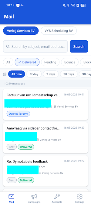 Email tracker Brevo&Mailchimp Screenshot 0
