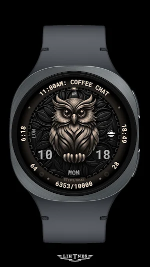 Owl Watch Face 111 Screenshot 0