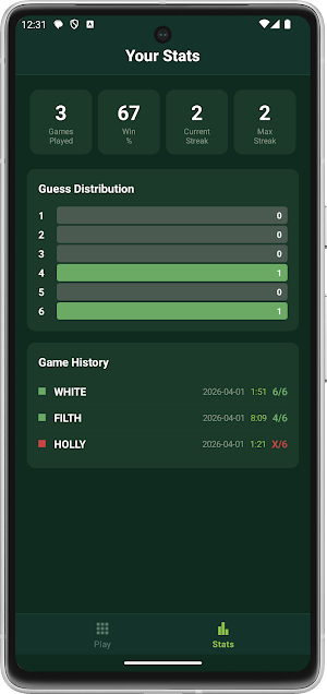 Lexly: Unlimited Wordle Puzzle Screenshot 3