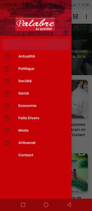 Palabre au quotidien Actualité Screenshot 0