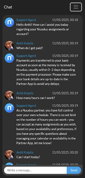 Nuuduu Partner Screenshot 3
