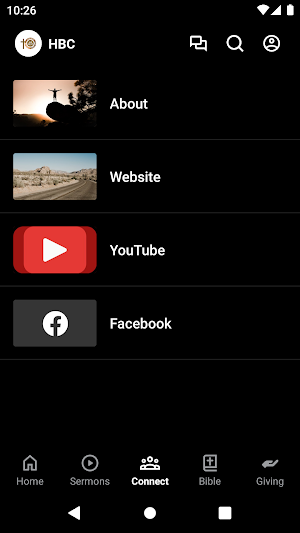 Hanson Baptist Church Screenshot 2