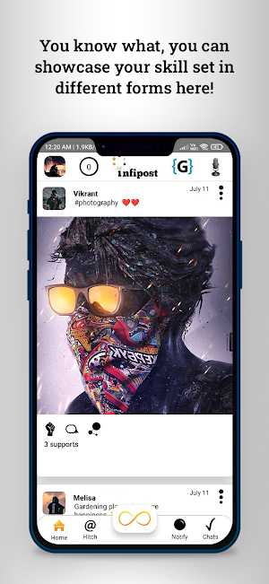 Infipost Screenshot 2