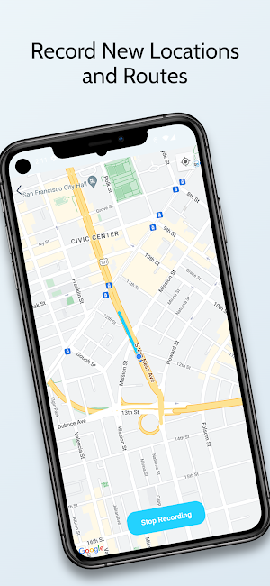 TrackMyPath: Save Routes Screenshot 1