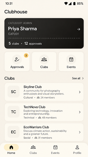 Clubhouse Screenshot 1