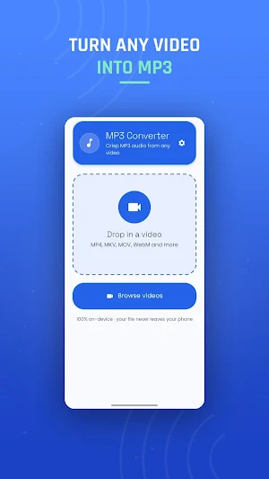 Converter MP4 to MP3 Audio Screenshot 1