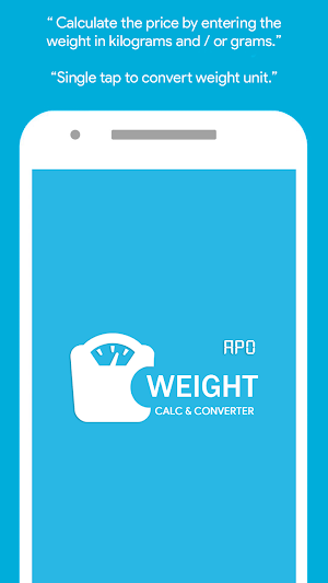 Mobile weight scale: grams,kg Weight Converter Screenshot 0