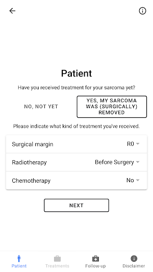 Personalized Sarcoma Care Screenshot 3