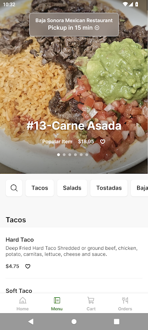 Baja Sonora Mexican Restaurant Screenshot 1