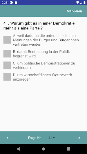 Leben in Deutschland 300Fragen Screenshot 1