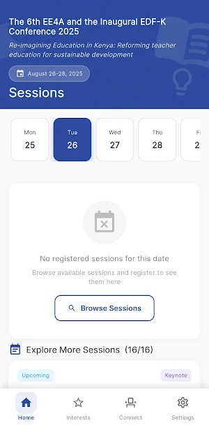 EE4A Conference Screenshot 0