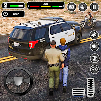 Police Car Chase Car Game 2024