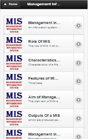 Management Information System Screenshot 0