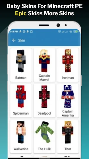 Baby Skins for Minecraft PE (MCPE) Screenshot 0