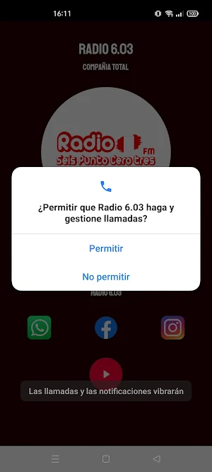 Radio 6.03 Online Screenshot 0