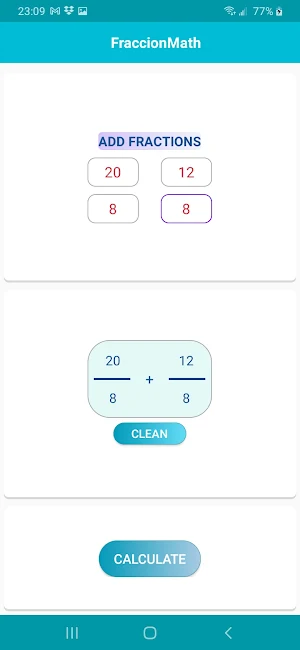 FraccionMath - Fractions Screenshot 1