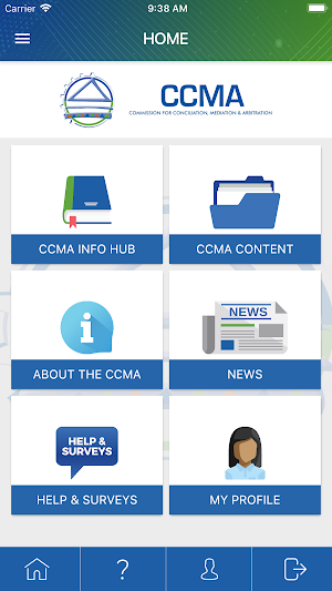 CCMA InfoHub Screenshot 1