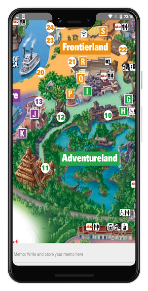 OFFLINE MAP CALIFORNIA AMUSEMENT PARK Screenshot 1