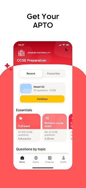 Spanish Nationality Test Screenshot 0
