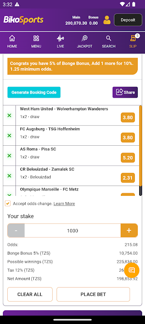 BikoSports Screenshot 2