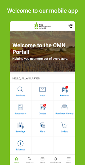 Crop Management Network Screenshot 0