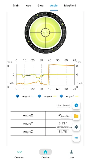 WitMotion Screenshot 3