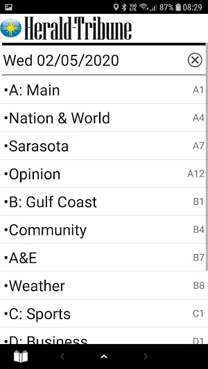 Sarasota Herald-Tribune Screenshot 1