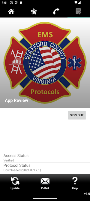 Stafford County EMS Protocols Screenshot 1