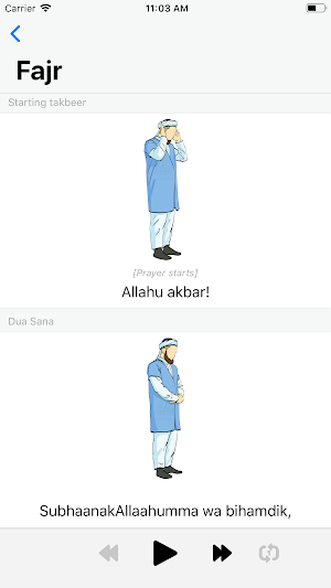 Namaz: learning for beginners Screenshot 1