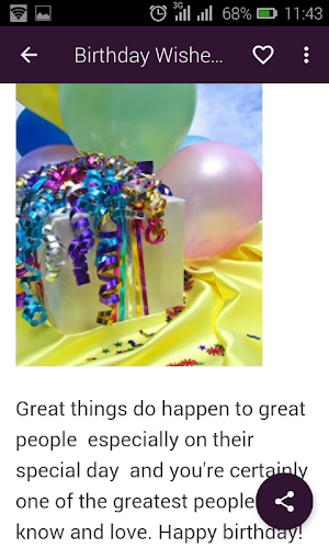 Beautiful Birthday Wishes Screenshot 2