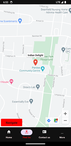 Indian Delight Penilee Glasgow Screenshot 1
