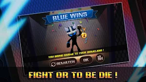 Stickman Warriors:UFB Fighting Screenshot 0