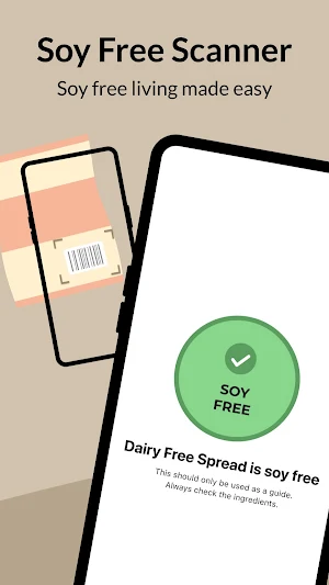 Soy Free Scanner Screenshot 0