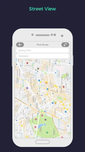 Street View, Near By, Distance Calculator Live Map Screenshot 3