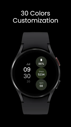 Minimal Digital Watch Face Screenshot 1