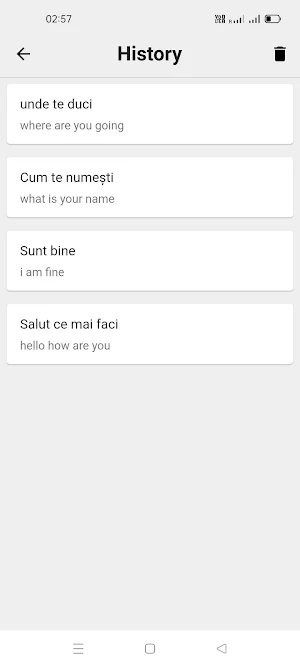 Romanian To English Translator Screenshot 2
