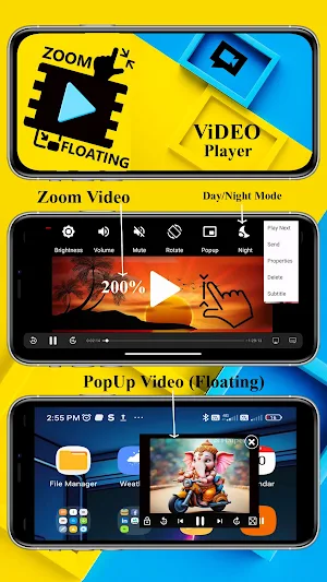 Floating & Zoom Video Player Screenshot 0