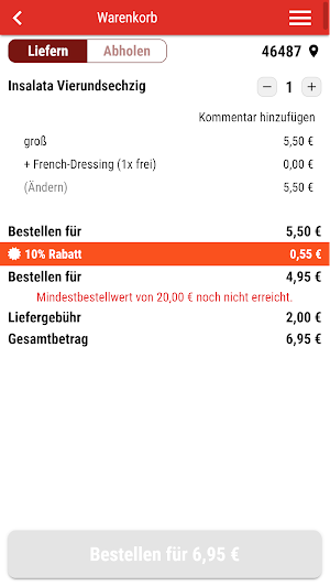 Pizzeria Jumbo Voerde Screenshot 1