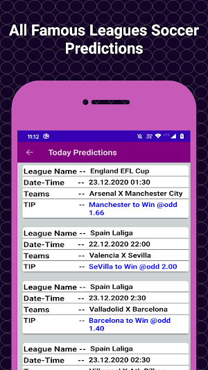 RR Football Predictions Screenshot 0