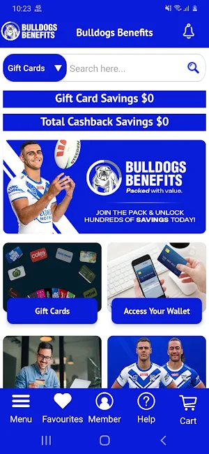 Bulldogs Benefits Screenshot 0