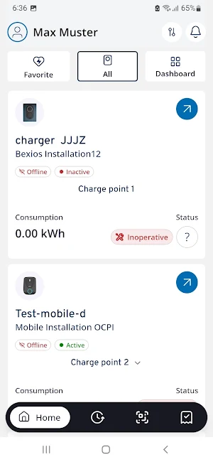 EW Höfe E-Mobility Screenshot 1