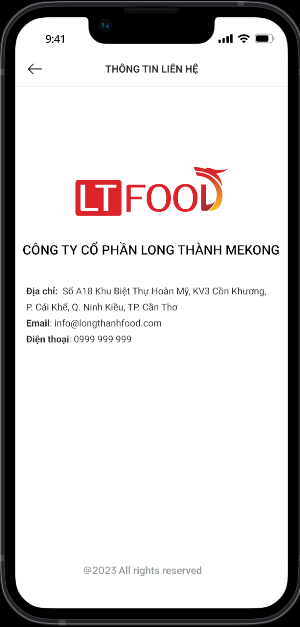 LTFood Screenshot 1