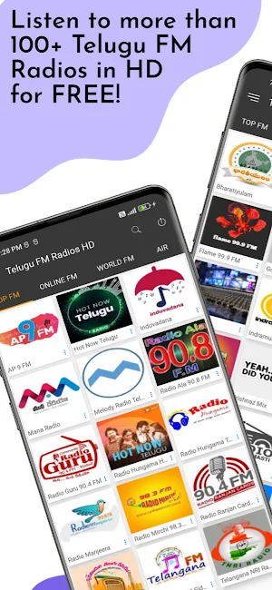 Telugu FM Radios HD Screenshot 0