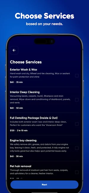 CurbCar: Mobile Detailing Screenshot 2