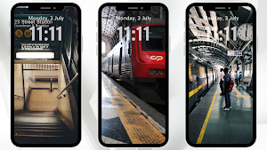 Train Rail Tunnel Wallpaper Screenshot 1
