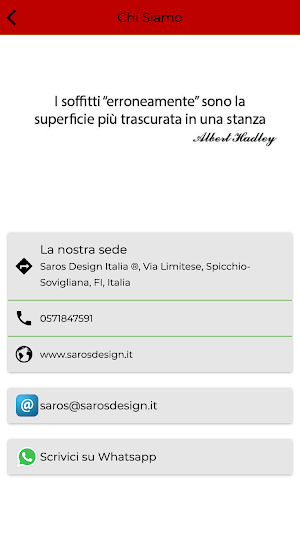Saros Design ITALIA Screenshot 1