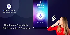 Voice Lock Screen - PIN Lock Screenshot 0