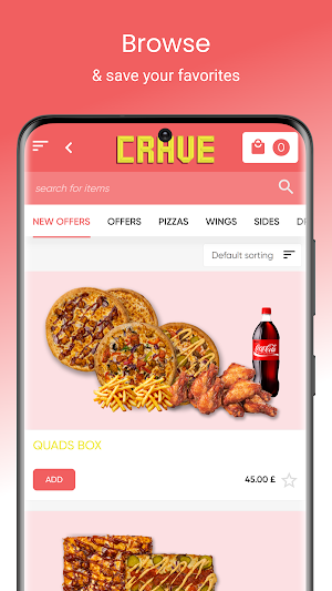 Crave Pizza Screenshot 1